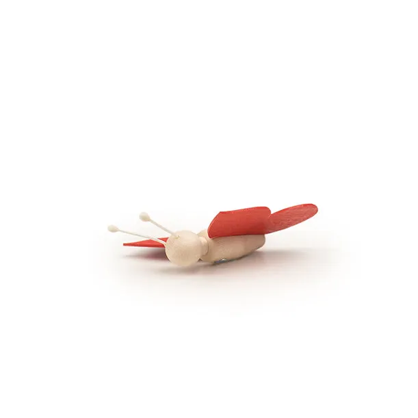 Schmetterling mini mit Magnet rot