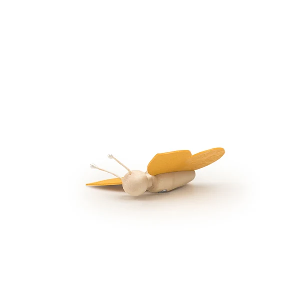 Schmetterling mini mit Magnet gelb