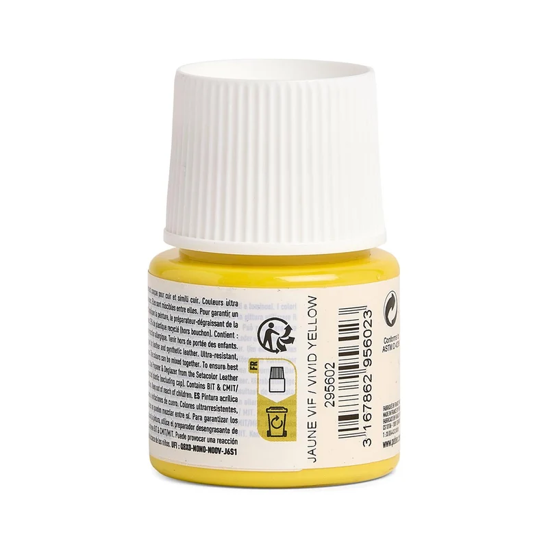 Pebeo - Setacolor Leather Paint 45ml - Vivid Yellow