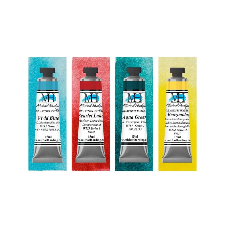 Michael Harding Watercolour Sets 15ml x 4