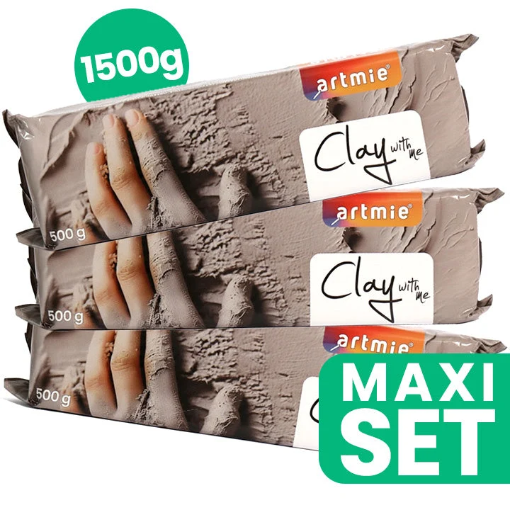 ARTMiE Clay with me Modeling Clay Set 3x500 g
