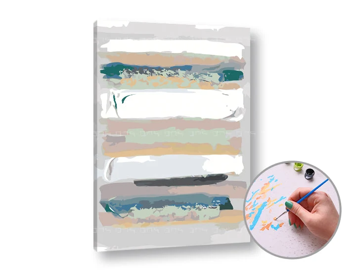 Paint by Numbers ABSTRACT SKETCHES | Low Difficulty