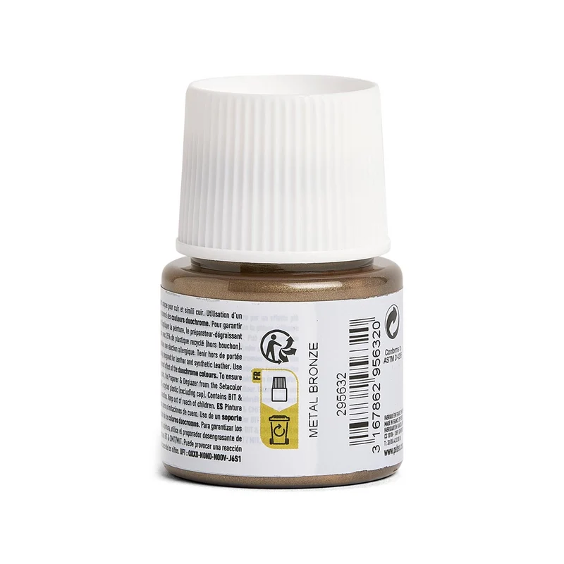 Pebeo - Setacolor Leather Paint 45ml - Metal Bronze