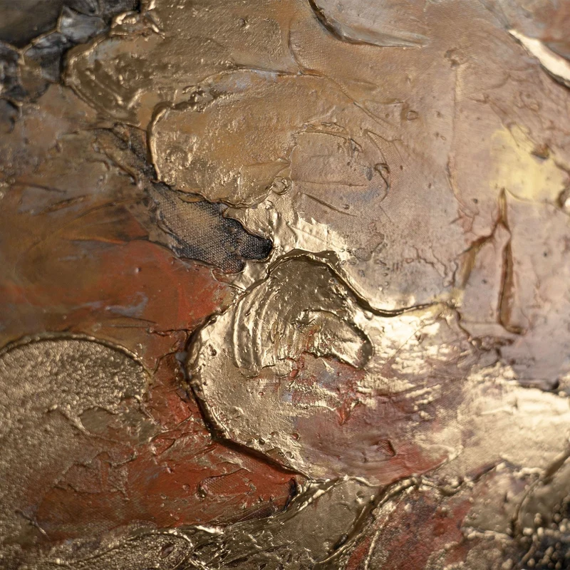 Acrylgemälde in Planetenform für moderne Wanddekoration - Venus