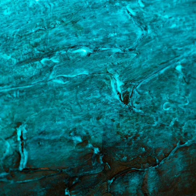 Acrylgemälde in Planetenform für moderne Wanddekoration - Venus