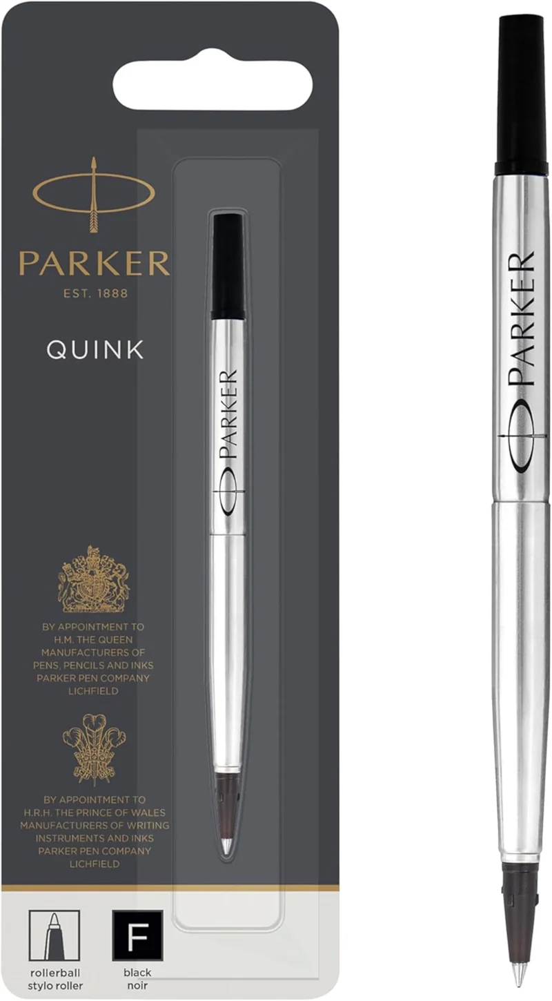 PARKER Rollerballmine QUINK F schwarz – 1 Stück