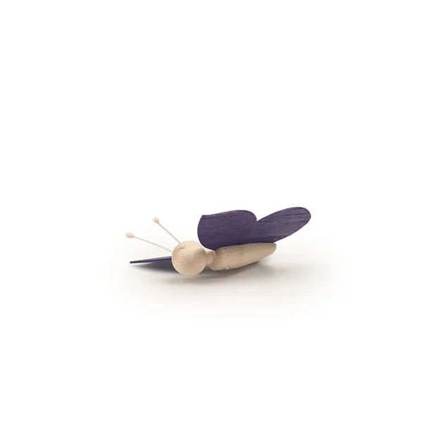 Schmetterling mini mit Magnet violett