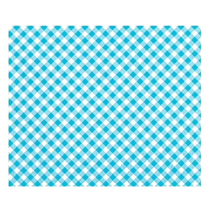 Decoupage Napkins - Blue and White Checks - 1 pc