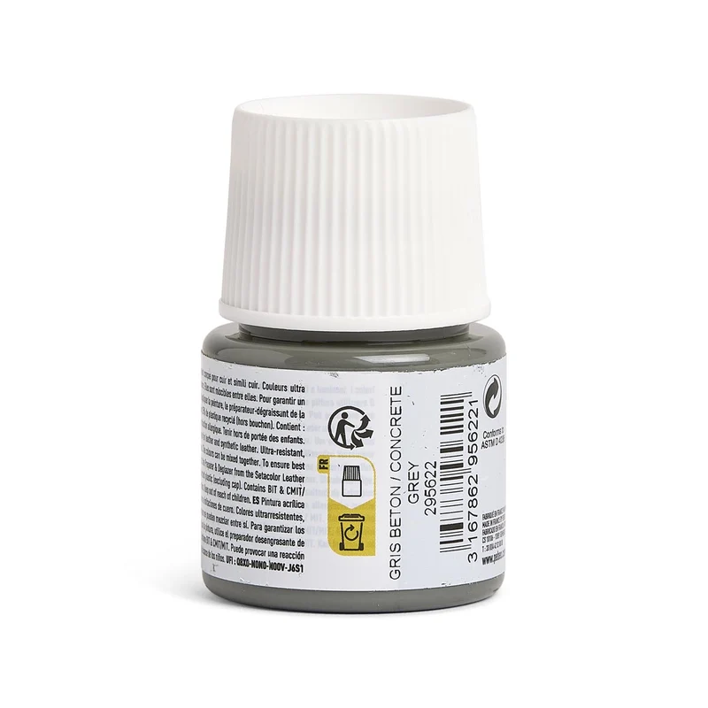 Pebeo - Setacolor Leather Paint 45ml - Concrete Grey