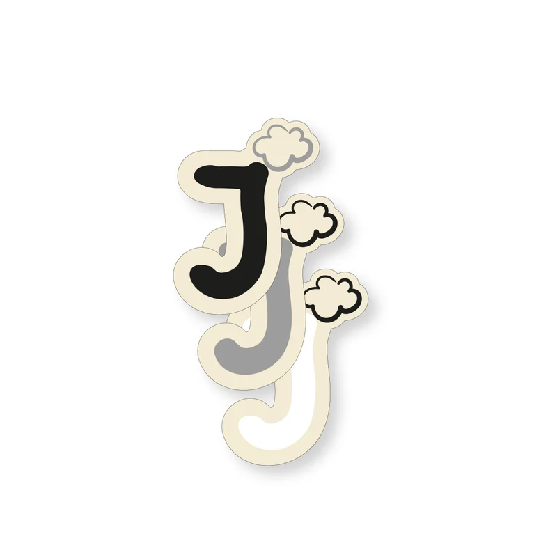 Buchstaben gross "J"