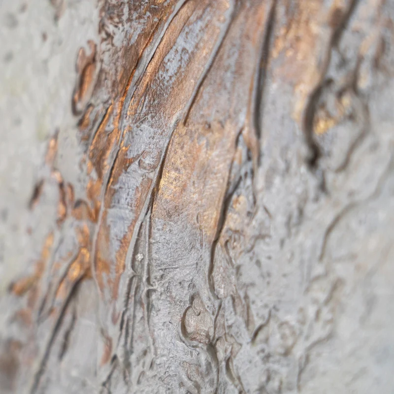 Leuchtendes Acryl Gemälde in Planetform "Venus" Abstrakte Kunst