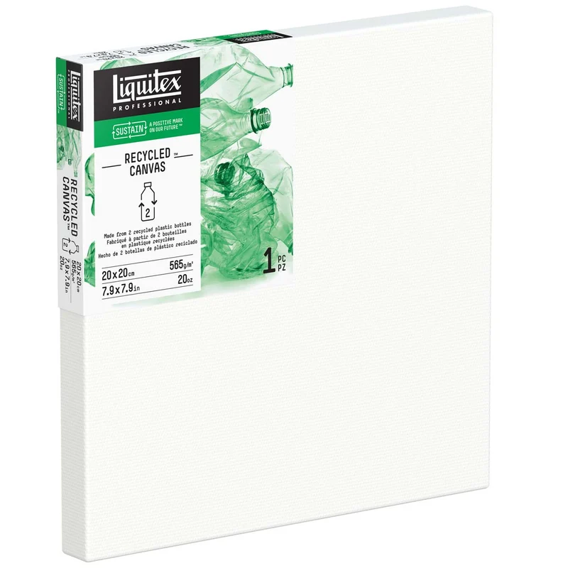Liquitex Recycled Canvas - Standard Edge - 20x20cm - 8x8"