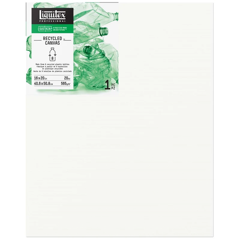 Liquitex Recycled Canvas - Standard Edge - 16x20 inches - 40x50cm