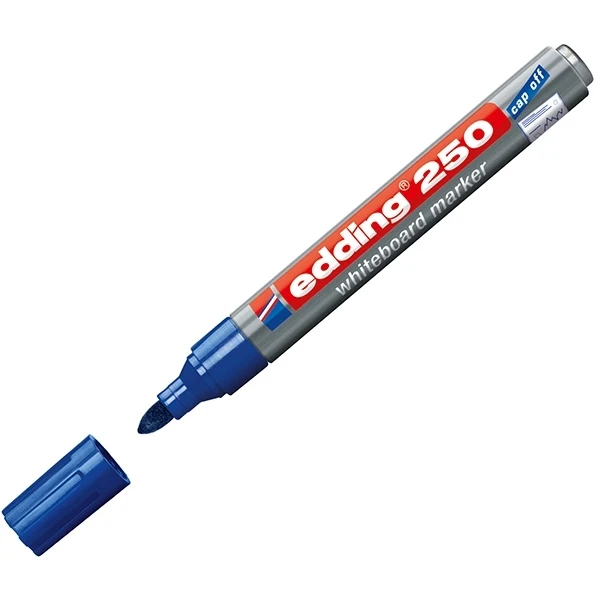 edding 250 - White Board Marker Blue
