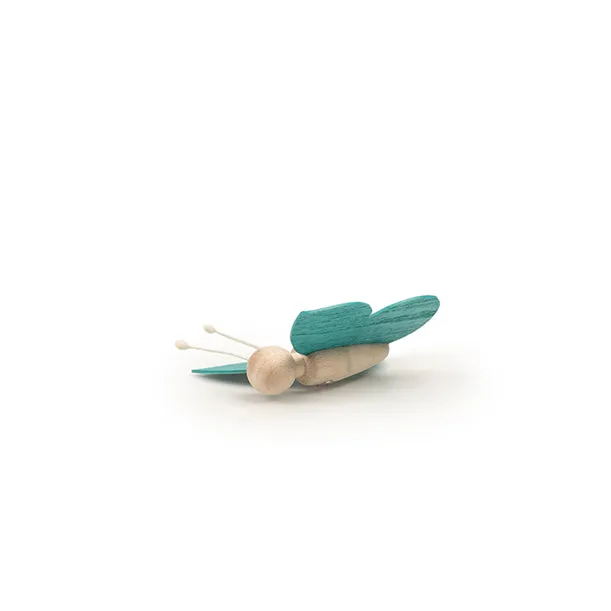 Schmetterling mini mit Magnet türkis