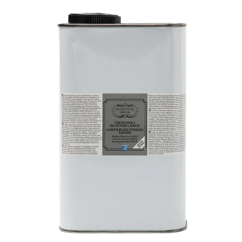 Charbonnel - Lamour Black Covering Varnish 1 Litre