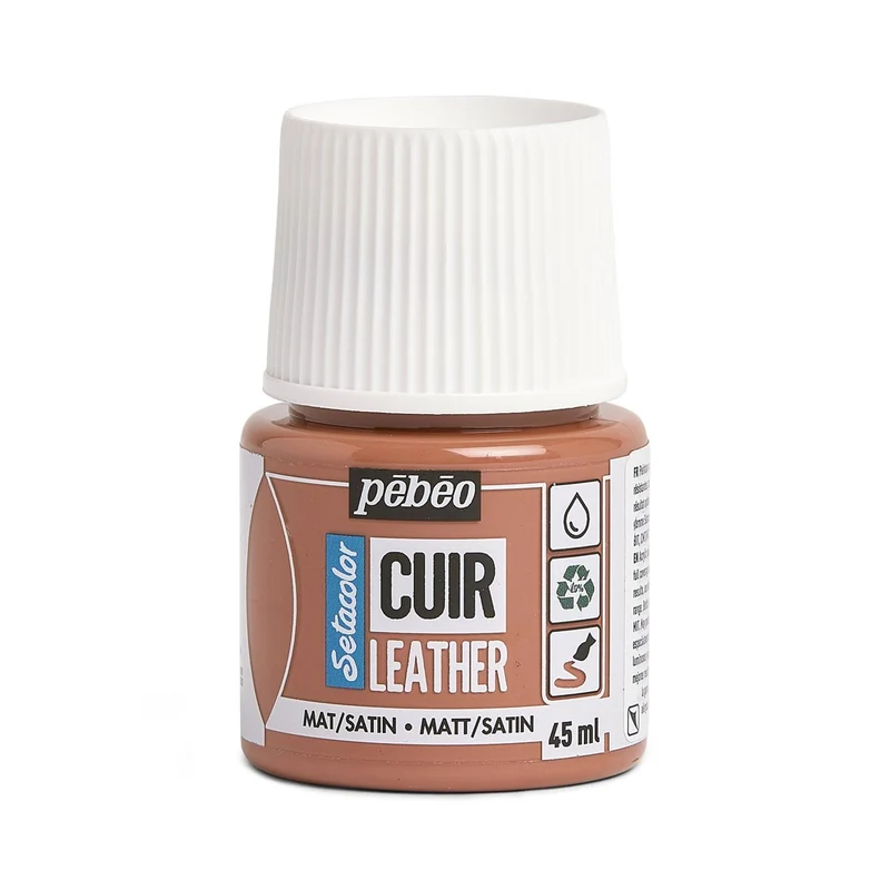 Pebeo - Setacolor Leather Paint 45ml - Terracotta