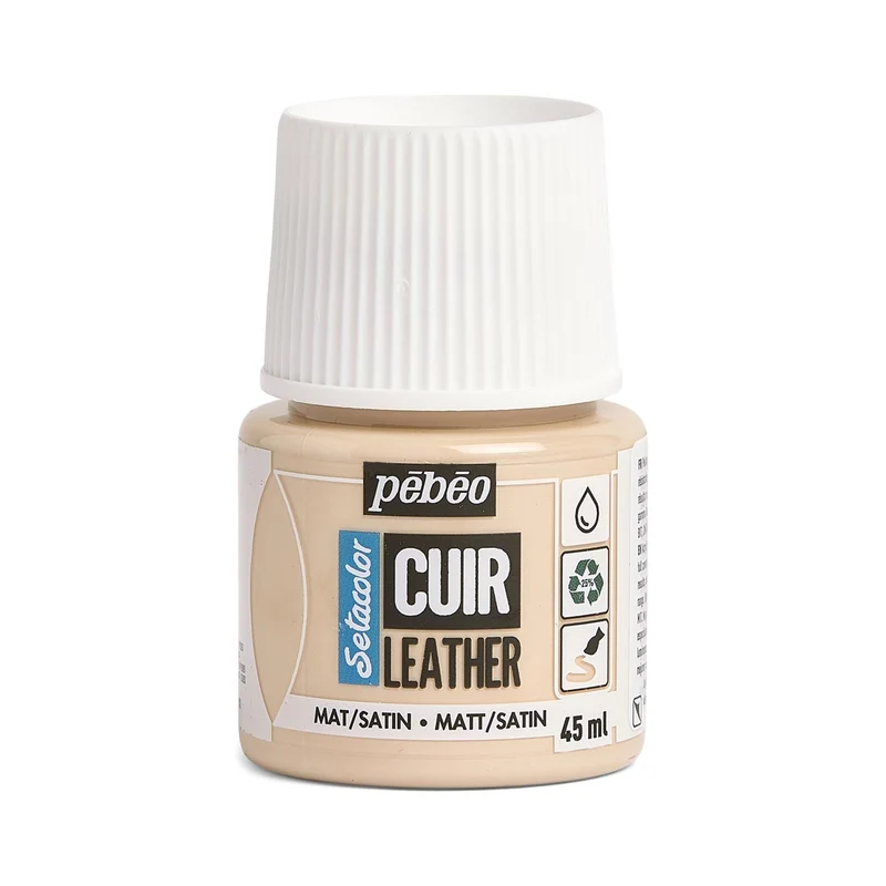 Pebeo - Setacolor Leather Paint 45ml - Pink Beige