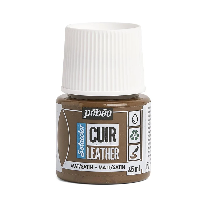 Pebeo - Setacolor Leather Paint 45ml - Expresso Brown