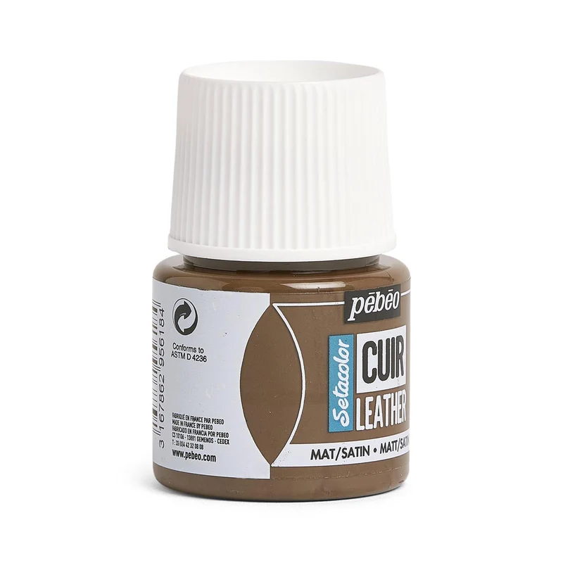 Pebeo - Setacolor Leather Paint 45ml - Expresso Brown