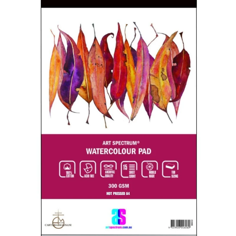 Art Spectrum Watercolour Pad 300gsm Hot Pressed