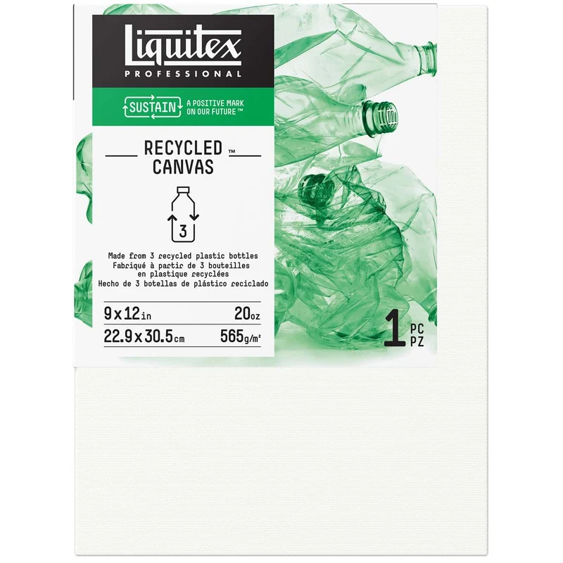 Liquitex Recycled Canvas - Standard Edge - 9x12 inches - 23x30cm