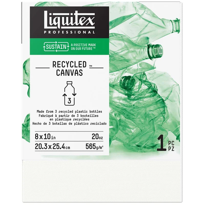Liquitex Recycled Canvas - Standard Edge - 8x10 inches - 20x25cm
