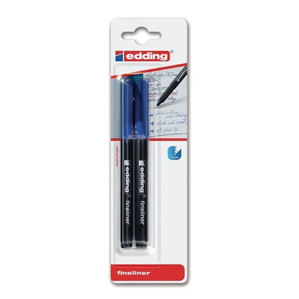 edding - Fineliner-2 blue Blister