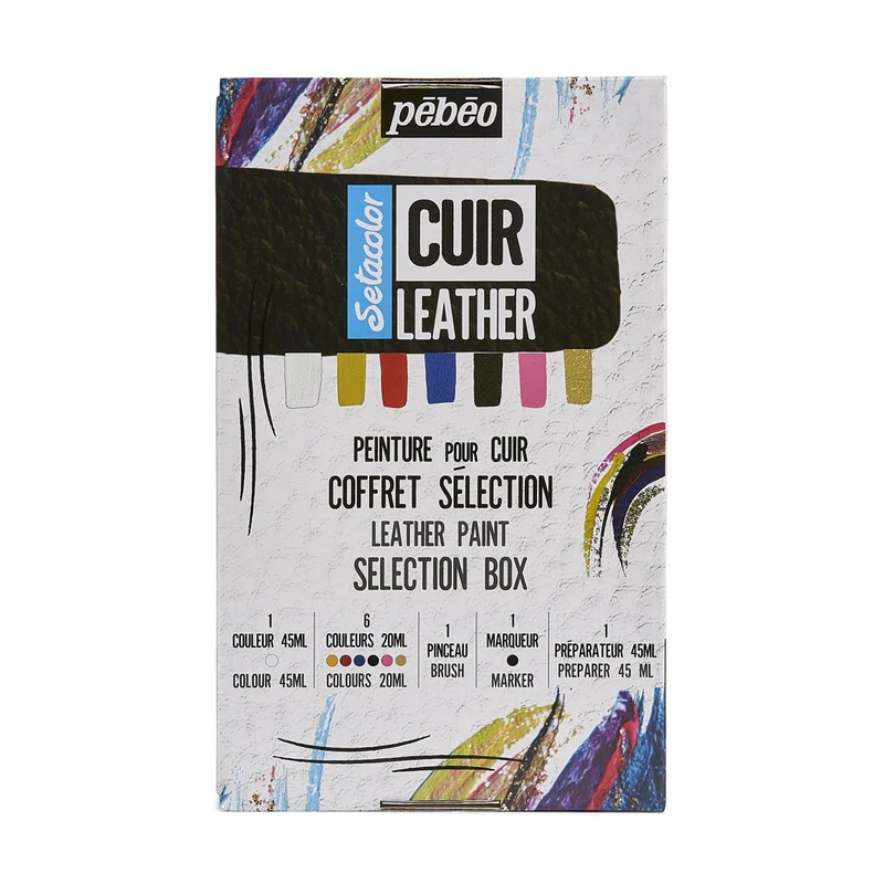 Pebeo - Setacolor Leather Paint - Selection Box