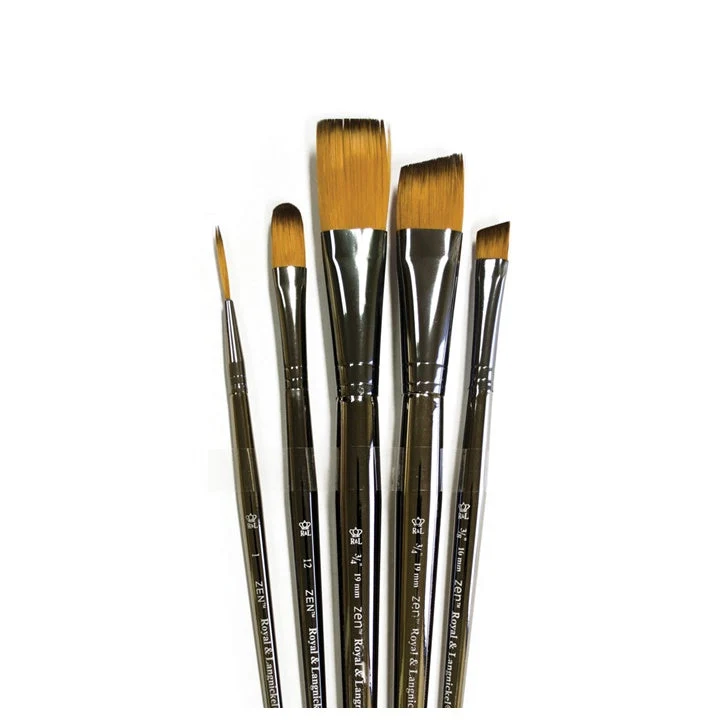 Royal and Langnickel Zen 73 Mixed Brush Set of 5
