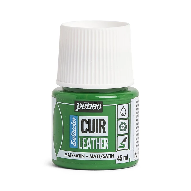 Pebeo - Setacolor Leather Paint 45ml - Cactus Green