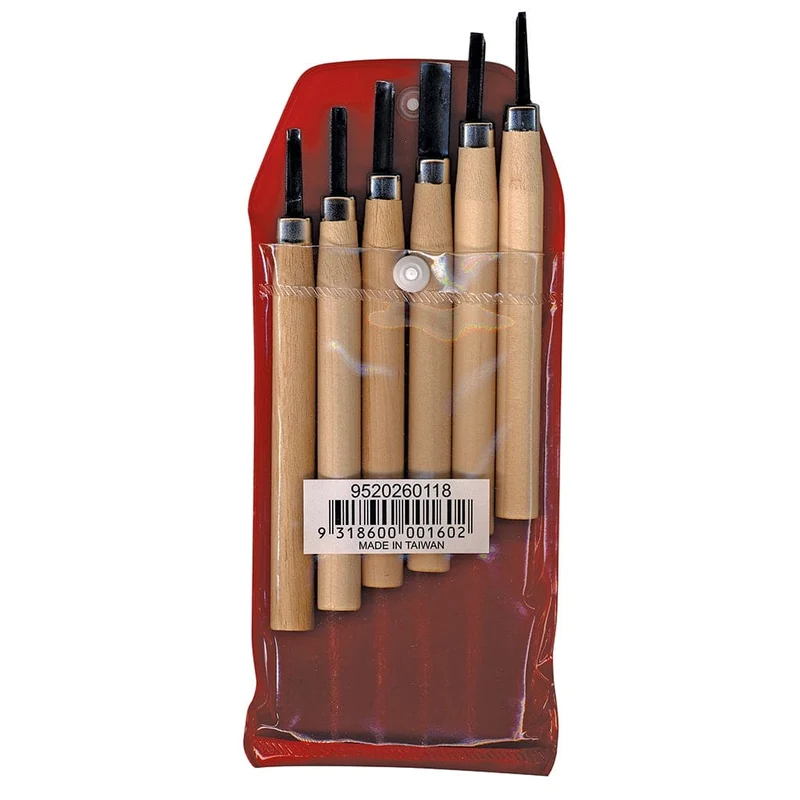 Lino Tools Set 6 in Plastic Wallet