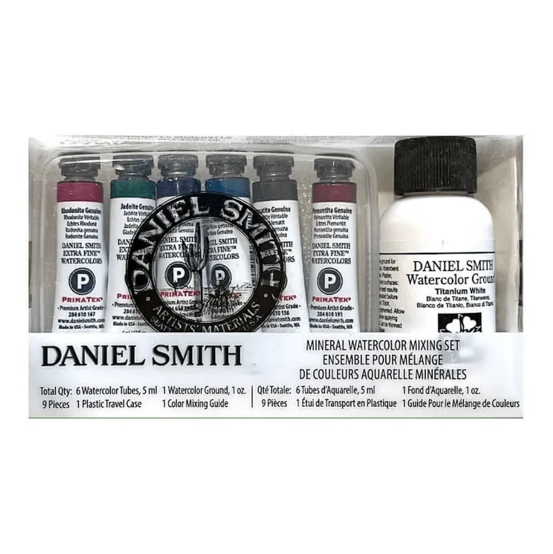 Watercolour Minerals Mixing Set with Ground