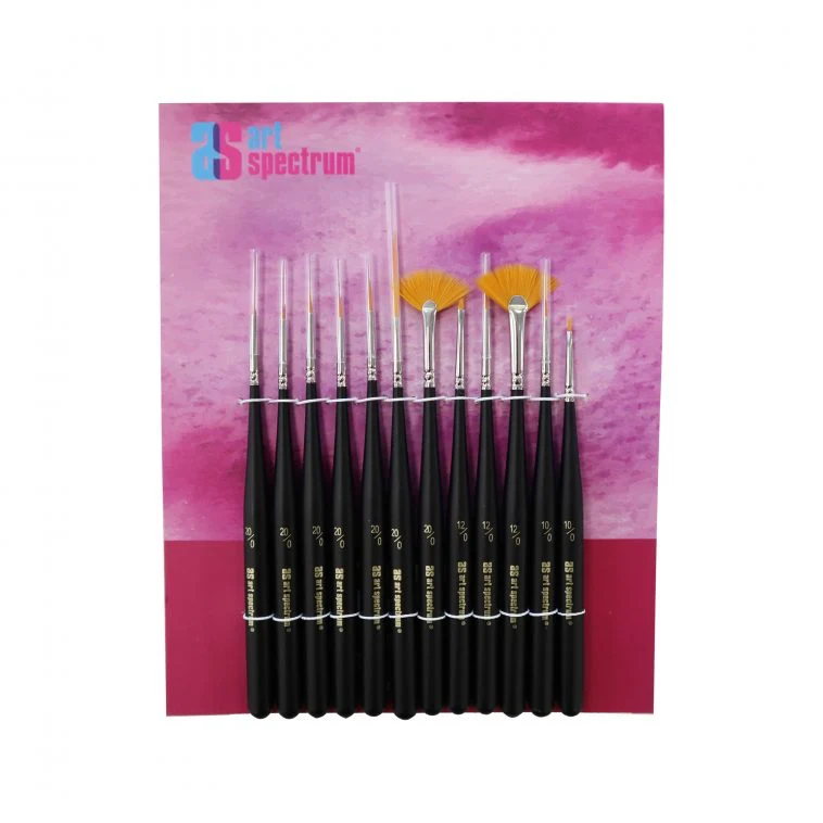 AS Studio Series Golden Synthetic Brush Set 12
