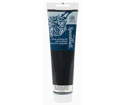 Speedball Water-based Block Printing Ink Black 150ml