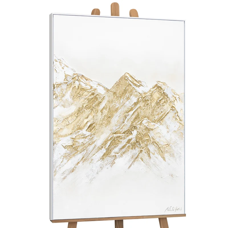 Handgemaltes Landschaftsgemälde "Zugspitze"