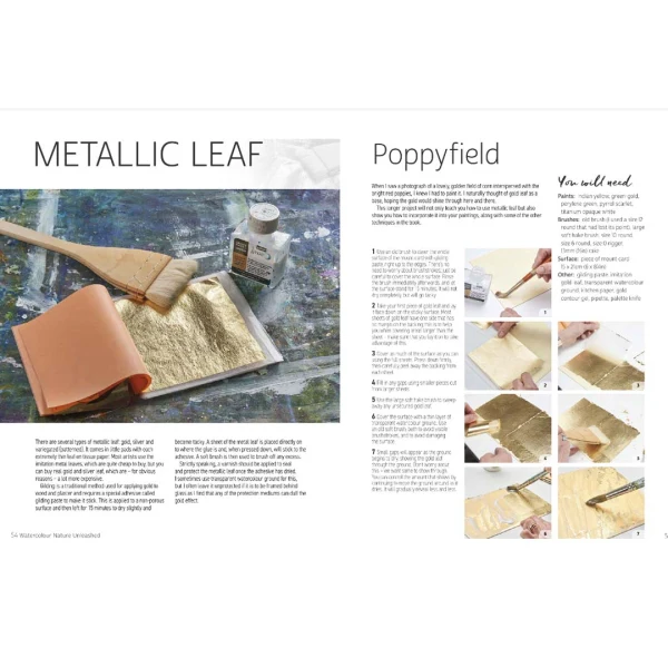 Search Press Books - Watercolour Nature Unleashed