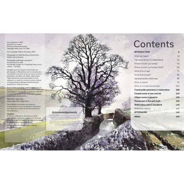 Search Press Books - Sketching Outdoors