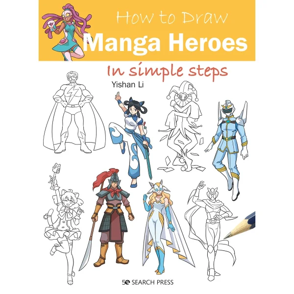 Search Press Books - How to Draw - Manga Heroes