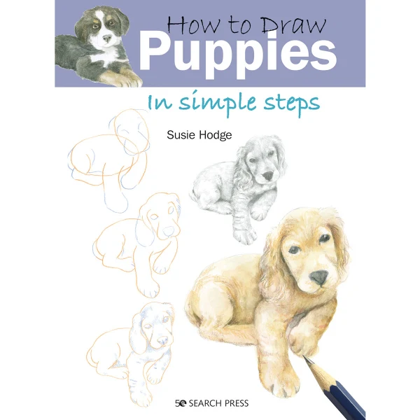Search Press Books - How to Draw - Puppies