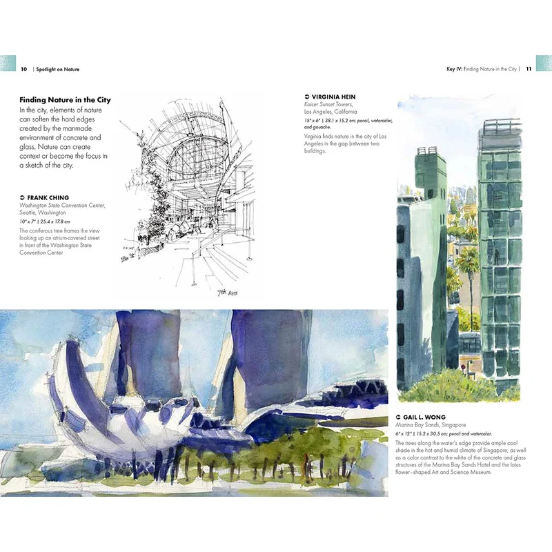 Walter Foster Books - The Urban Sketching Handbook Spotlight on Nature