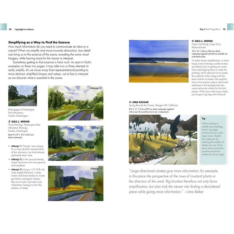 Walter Foster Books - The Urban Sketching Handbook Spotlight on Nature
