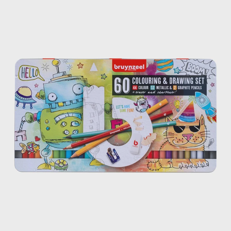 Bruynzeel Colouring & Drawing Small Artist Set 60