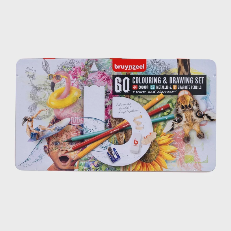 Bruynzeel Colouring & Drawing Creative Artist Set 60