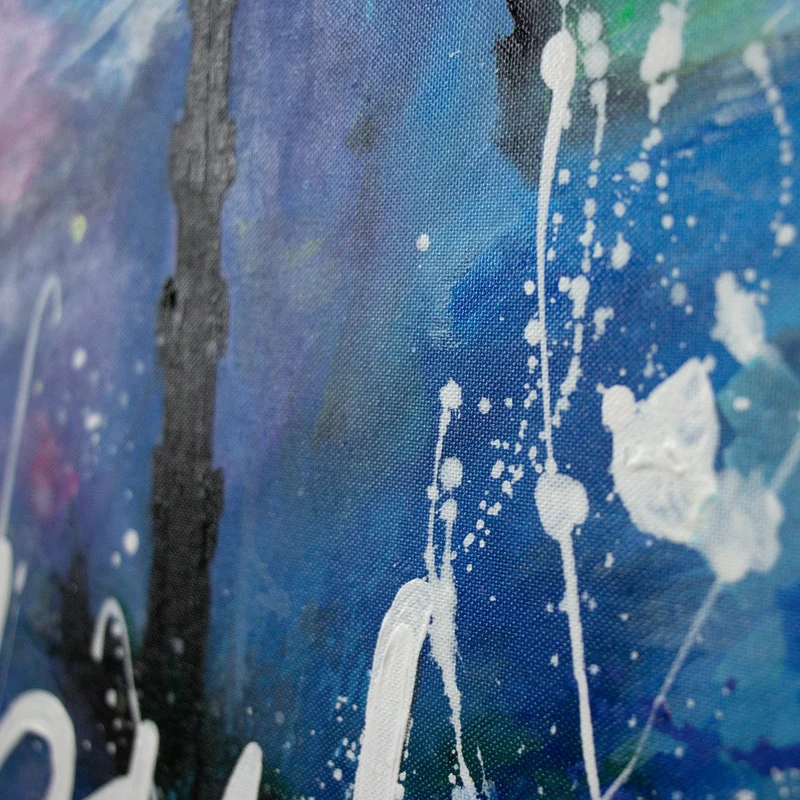 Handgemalte Acrylbilder "Istanbul"