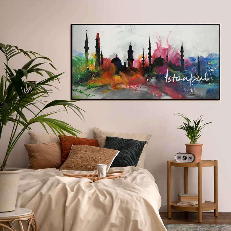 Handgemalte Acrylbilder "Istanbul"