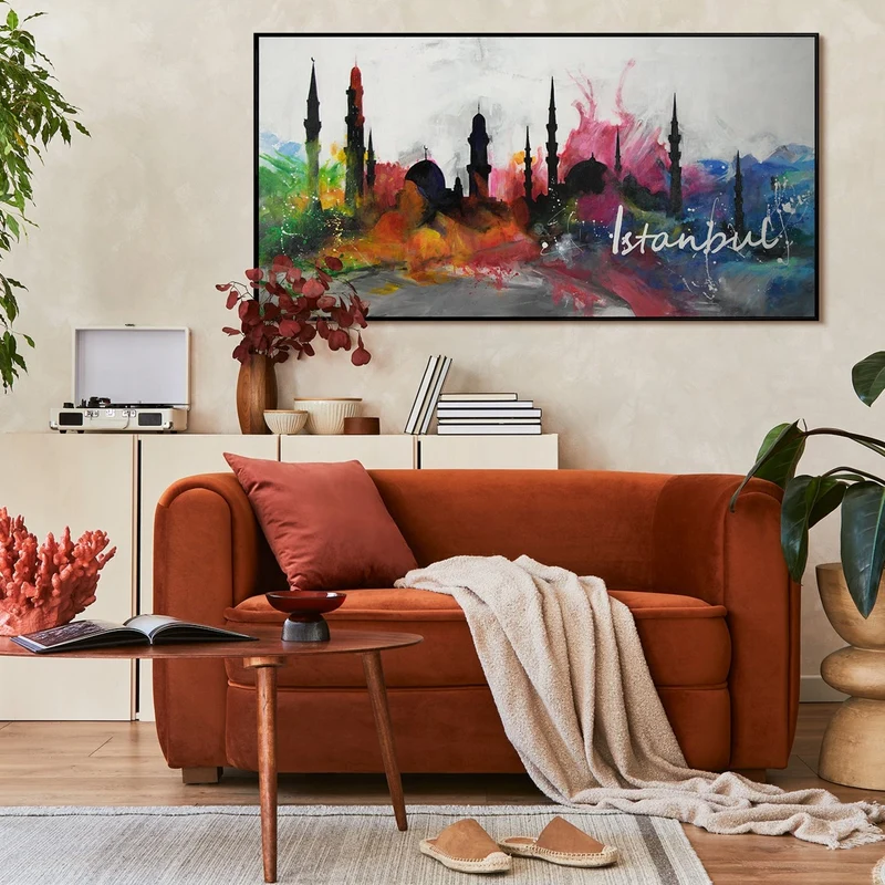 Handgemalte Acrylbilder "Istanbul"