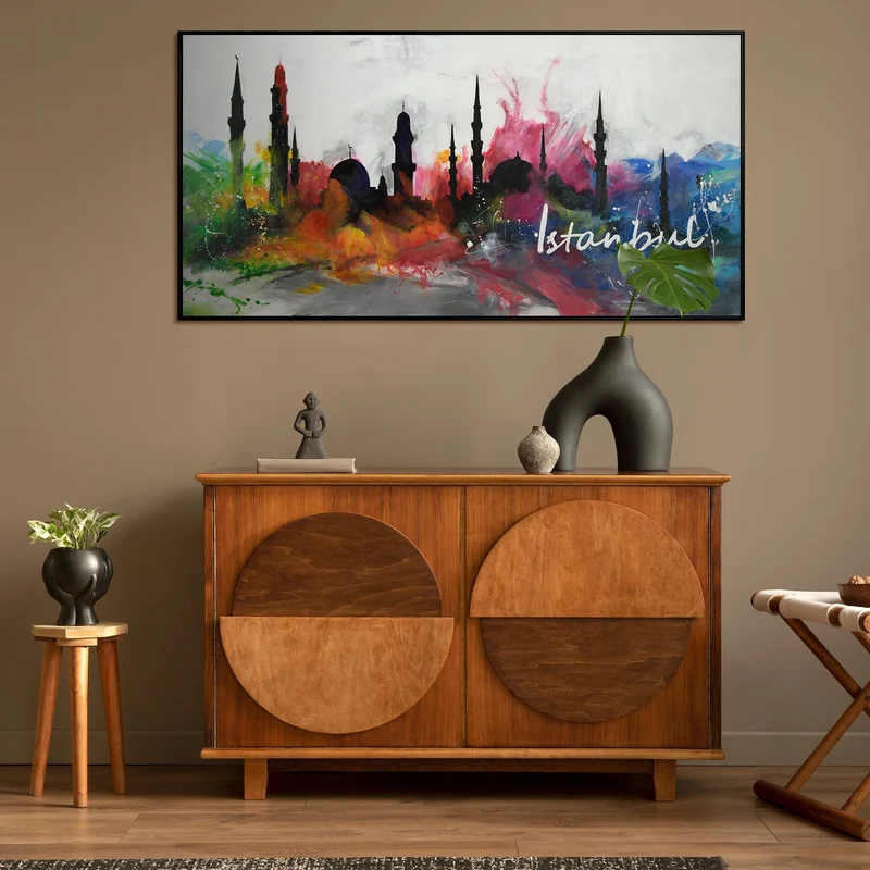 Handgemalte Acrylbilder "Istanbul"