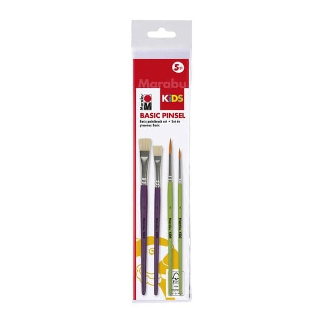 Kids Basic Paintbrush Set 4