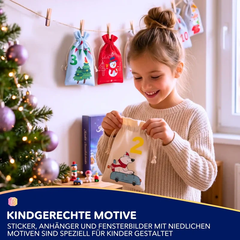 Diamond Painting Adventskalender Kinder 2026 (Vorbestellung)